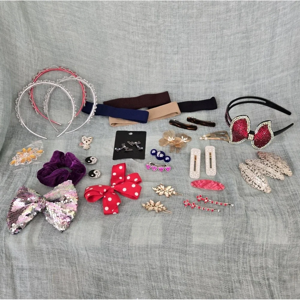 Girls Hair Accessory Lot Wear Craft and‎ Repair